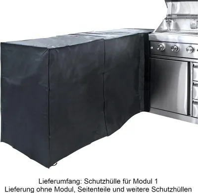 Produktbild von All'Grill ALL'GRILL Wetterschutzhülle für Gasgrill Modul 1, reißfestes Polyester