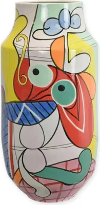 Productafbeelding van A Porcelain Vase Handpainted