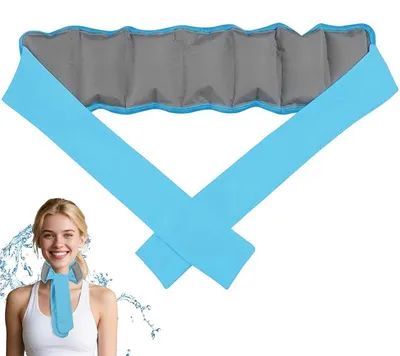Produktbild von Eiskühlender Schal, Kühlendes Eis Tuch, Stirnband, Bandana, Sommer-eiskühlschal Für Damen Und Herren, Sommersport, Outdoor-aktivitäten, 35*9cm