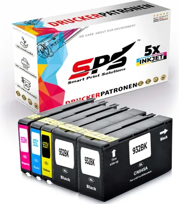 Produktbild von 5x Tinten HP 932XL 933XL Multipack kompatibel für HP Officejet 6700 Drucker