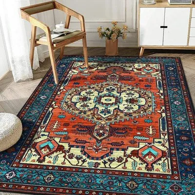 Produktbild von Famanu Teppich Boho-Design - Waschbar, Antislip, Vintage