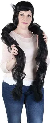 Produktbild von Schwarze Boa 190 cm – Kostümzubehör für Fasching, Karneval und Mottopartys