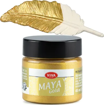 Produktbild von ViVA DECOR Maya Gold 45 ml gelbgold
