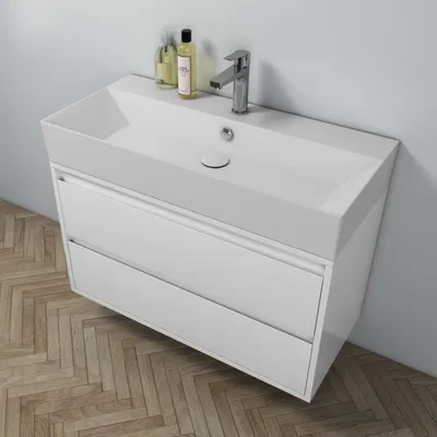 Produktbild von Pure 2.0 Waschtisch mit Unterschrank 90 cm mit 2 Auszügen