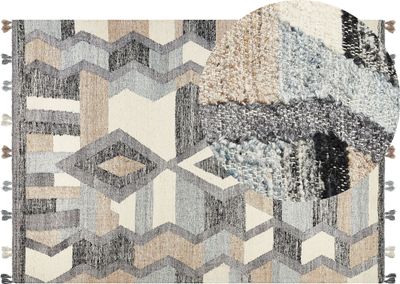 BELIANI Kelímový koberec viacfarebný vlna a bavlna 200 x 300 cm ručne tkaný vzor boho patchwork so strapcami