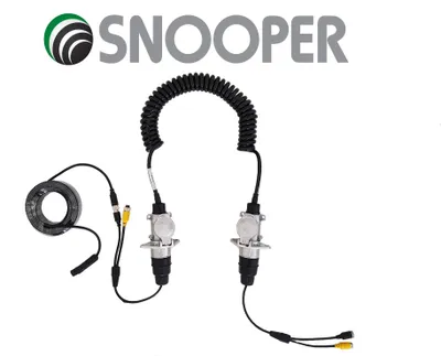 Produktbild von Snooper LKW Trailer Kabel 4 Pin für zwei Rückfahrkameras inkl. 20 Meter Kabel / Artikel-Nr.: RK-TK2