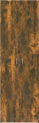 Produktbild von "Winterschlussverkauf " Büroschrank Räuchereiche 60x32x190 cm Holzwerkstoff - NeuMöbel9840151