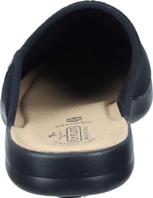 Produktbild von Fly Flot Herren Hausschuh Mesh Pantoffel mit gepolsterter Decksohle 220081, Größe:46 EU, Farbe:Schwarz