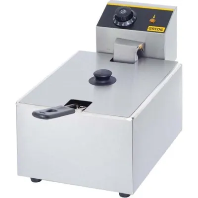 Productafbeelding van GREDIL Friteuse, 5 liter, afmetingen 260 x 420 x 270 mm (breedte x diepte x hoogte)