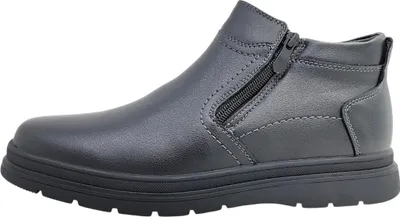 Image de Becker - Bottes pour hommes, doublure chaude, couleur noire, style décontracté