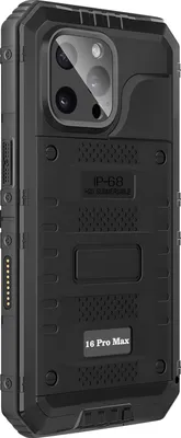 Produktbild von Avizar, Wasserdichte Hülle iPhone 16 Pro Max IP68 Stoßfest Verstärkter Rand, Schwarz