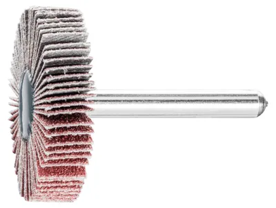 Produktbild von Pferd Fächerschleifer Körnung 80 Durchmesser 40 x Höhe 10mm 6mm Spannschaft - 44403086