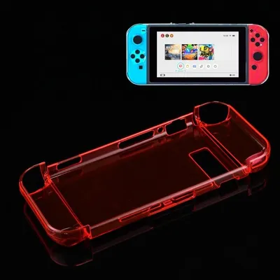 Produktbild von Für Nintendo Switch Spiel Console Hard Plastic Crystal Case Cover Schutzhülle (Red)