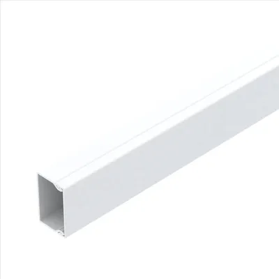 Produktbild von OBO WDK25040RW Wand-u.Deckenkanal m.Bodenlochung 25x40x2000 PVC 6191061