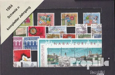 Produktbild von Briefmarken Schweiz 1984 1984 gestempelt