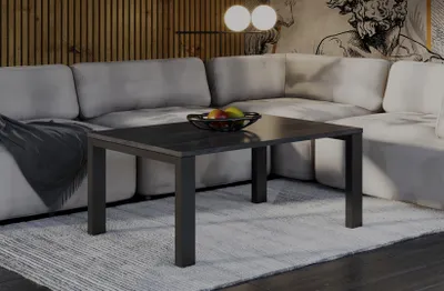 Image de Endo-Möbel Table basse Garold 120x80x55 cm Table de salon Table d'appoint (béton foncé)