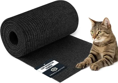 Obrázok produktu pre Samolepiaca podložka pre mačky, 200 x 40 cm, ochrana proti poškriabaniu nábytku a stien