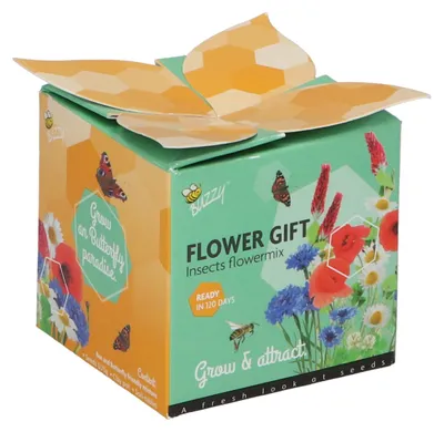 Artikelbild 1 von 'Geschenkbox Insekten - und Blumenmischung' aus der Kategorie Anzuchtsets