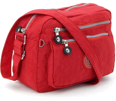 Produktbild von ekavale - Kleine Schultertasche aus Wasserabweisendes Nylon – Handtasche für Dam