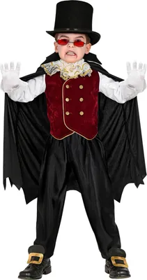 Produktbild von Dracula Vampir - Halloween Kostüm Kinder Kindergröße: 146-158