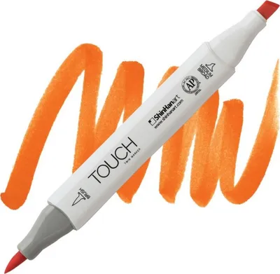 Obrázok produktu pre TOUCH obojstranný štetec a dláto, YR23 Orange