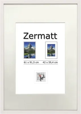 Produktbild von Posterrahmen MDF Zermatt weiß 61x91,5 cm