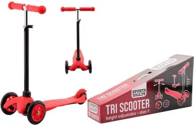 Obrázek produktu pro Basic Active Sports Driewieler Step Rood/Zwart