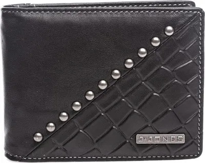 Produktbild von Herren Geldbörse RFID Echtleder 6 Kartenfächer Münzfach Reißverschluss 12 cm