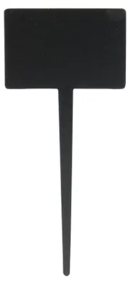 Produktbild von Securit® Silhouette Rechteckige Kreidetafeletiketten in Schwarz
