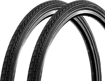 Produktbild von Meghna Fahrradreifen City Trekking Tour 2 Reifen 28 x 1,5" schwarz mit Reflex