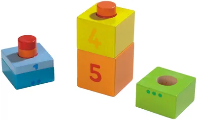 Produktbild von Haba 5676 Steckspiel Erster fabelhafter Zahlenturm