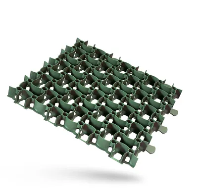 Produktbild von BigDean 6X Rasengitter Paddockplatte 50x50 cm Rasenmatten Rasenwaben Kiesgitter Parkplatzrasen 1,5 m²
