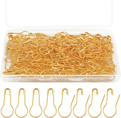 Imagen del producto de Alfileres de metal, 22x10 mm, 120 unidades, para ropa