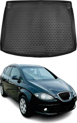 Image de Tapis de coffre pour Seat Altea 2004-2009 Caoutchouc TPE Noir