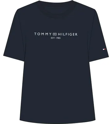 Produktbild von TOMMY HILFIGER REG CORP LOGO C-NK SS Blau
