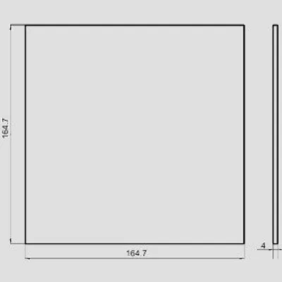 Produktbild von SANIT 05.021.00..0001 Designelement Betätigungsplatte
