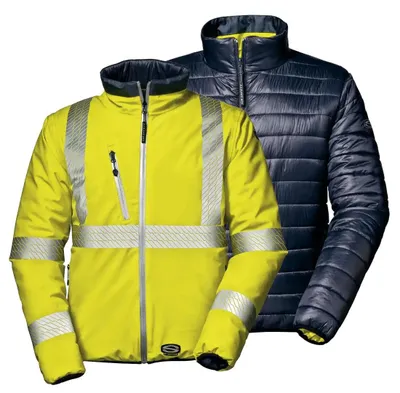 Immagine prodotto di Giacca di sicurezza reversibile Sir Safety Banf con strisce riflettenti, giallo, 3XL, HI-VIS GIALLO