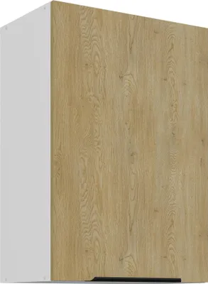 Produktbild von Küchen Hängeschrank 50 cm CREMONA Eiche hell + Weiß matt Küche Küchenzeile Küchenblock Einbauküche