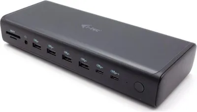 Produktbild von i-tec CA6MONITORDOCKPDIT laptop-dockingstation & portreplikator Kabelgebunden USB 3.2 Gen 1 (3.1 Gen 1) Type-C Schwarz