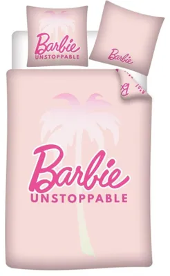 Produktbild von Barbie Bettbezug Unstoppable Polyester - 140 x 200 cm 63 x 63 cm