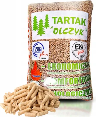 Produktbild von Olczyk dřevěné pelety 15kg 6mm