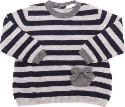 Obrázek produktu pro 3955AL maglione bimba girl IL GUFO baby vlněný svetr modrý
