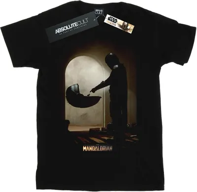 Image de Star Wars - "The Mandalorian Find The Child" T-shirt pour homme BI47101 (XL) (Noir)