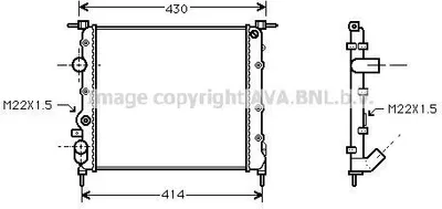 Produktbild von PRASCO FT019F003 Lüfter Motorkühlung Kühlerlüfter für FIAT Seicento / 600 Schrägheck (187) Wasserkühler