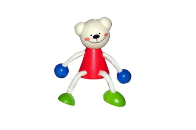 Produktbild von Holzspielzeug Schwingfigur Bär BxLxH 100x70x110mm NEU