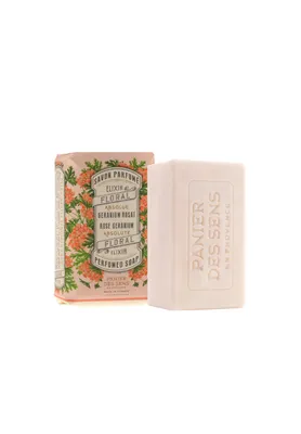 Produktbild von Panier des Sens Rose Géranium Extra-Gentle Vegetable Soap 150 g W