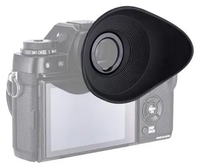 Productafbeelding van siliconen oculair oogschelp compatibel met EC-XT L M S GFX zoeker LC6368