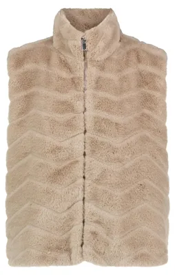 Produktbild von Cartoon Weste PlUEsch 7331 Dark Almond 42