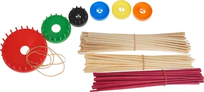 Produktbild von VBS Bastelset Strohstern 6 bis 12 cm DIY Weihnachtsdeko Bastelmaterialien