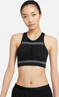 Produktbild von W Nk Df Swsh Lngln Rundvsn Bra, 010 Black/Iron Grey/Iron Grey/Blac, 40
